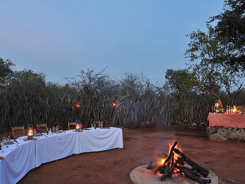 Another view of the boma at Buffalo Ridge