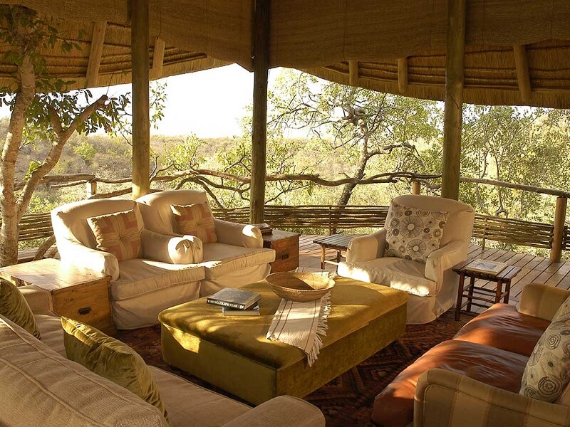 Lounge area at Buffalo Ridge