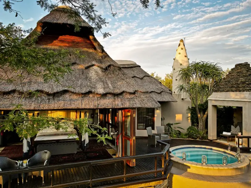 An exterior view of the suites at Jamala Madikwe