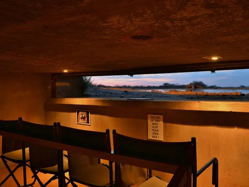 Underground game viewing hide at Last Word Madikwe