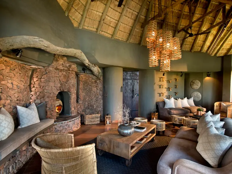 Lounge at Madikwe Safari Lodge - Kopano