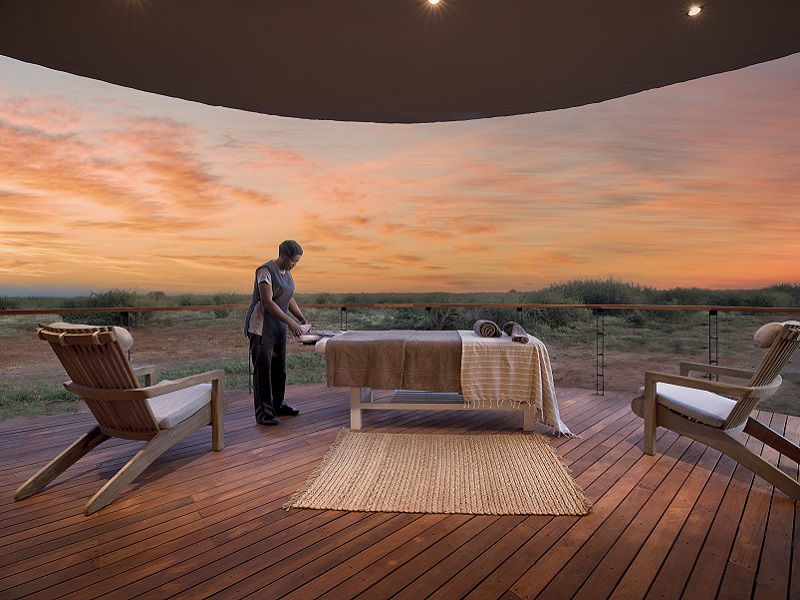The spa at Morukuru Farm House
