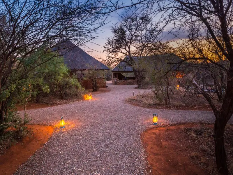 The walkway at Mosethla