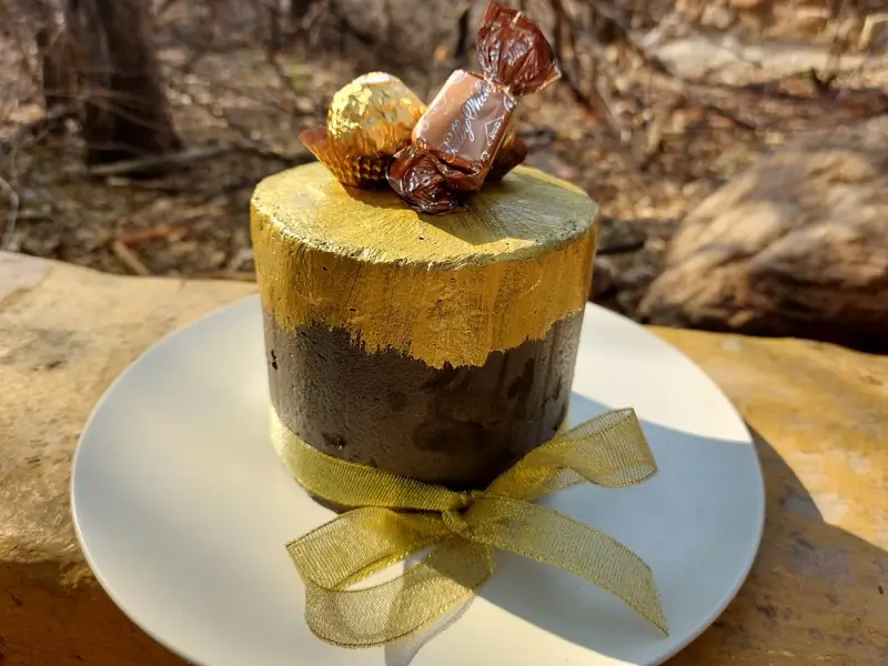 A cake served at Motswiri Private Safari Lodge