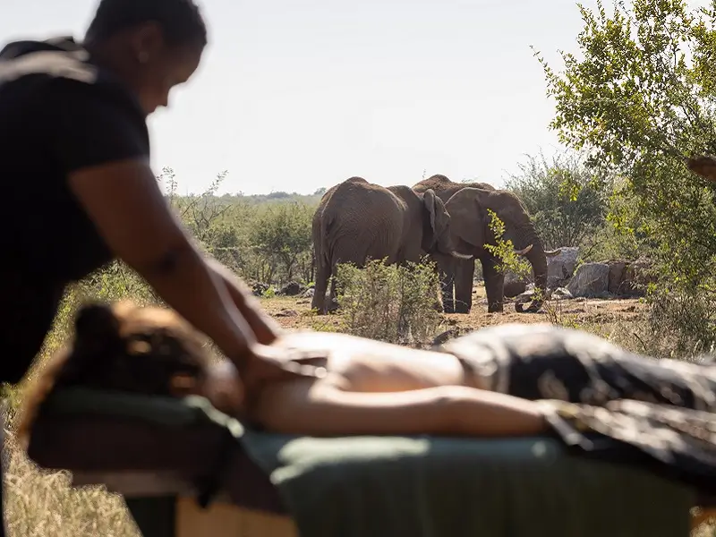 Spa treatment at Rhulani Safari Lodge